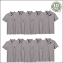 Heather Gray (5-Pack) 18 10-Pack School Uniform Tagless Polo Tshirt for Little Boys & Big Boys